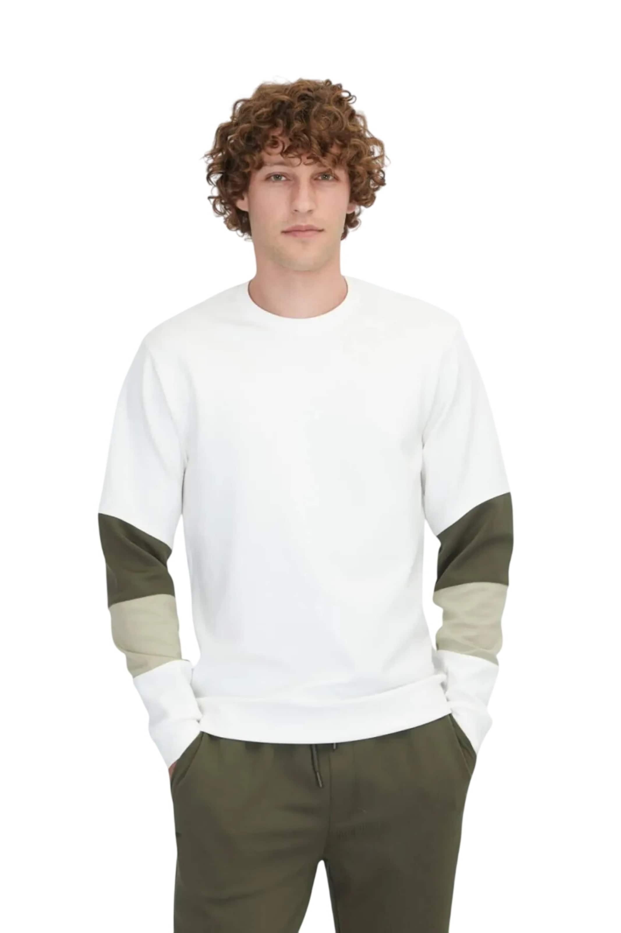 KİP Sweatshirt in Wit: voorkant