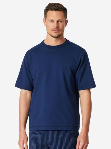 T-Shirt ' Mix Relax ' SCHIESSER en bleu : devant