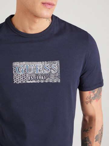 Maglietta di GUESS in blu
