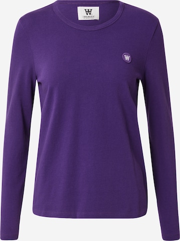 WOOD WOOD Shirt 'Moa' in Purple: front