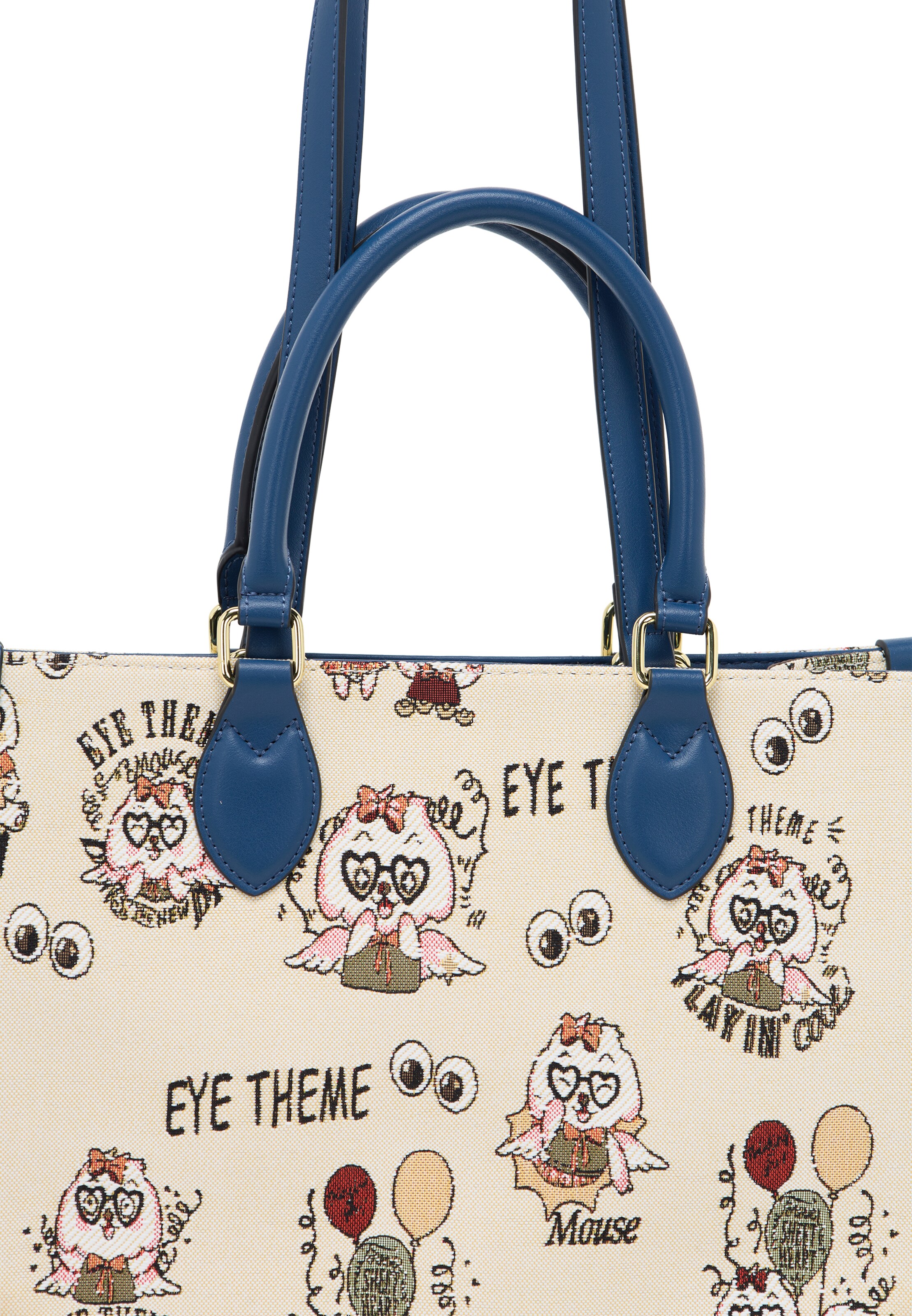 Borsa a mano 'Pop Eyetheme' di MYMO in beige
