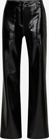 Karl Lagerfeld Loosefit Kalhoty – černá: přední strana