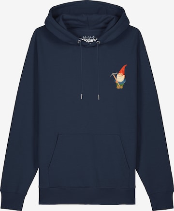 Sweat-shirt 'Gartenzwerg' Watapparel en bleu : devant