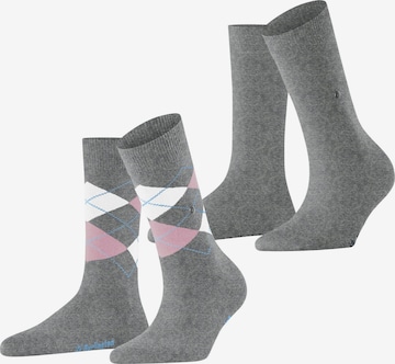 BURLINGTON Socken 'Everyday Mix 2-Pack' in Grau: Vorderseite