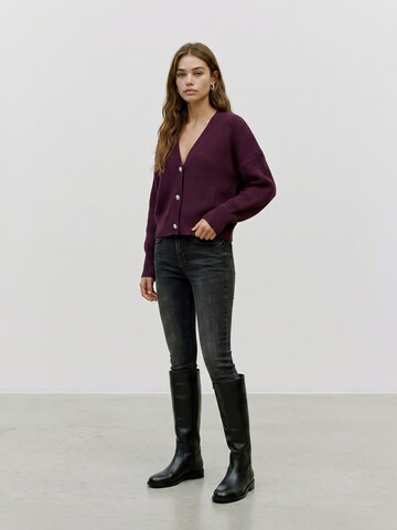 Cardigan 'VMLEALIGHT' VERO MODA en rouge