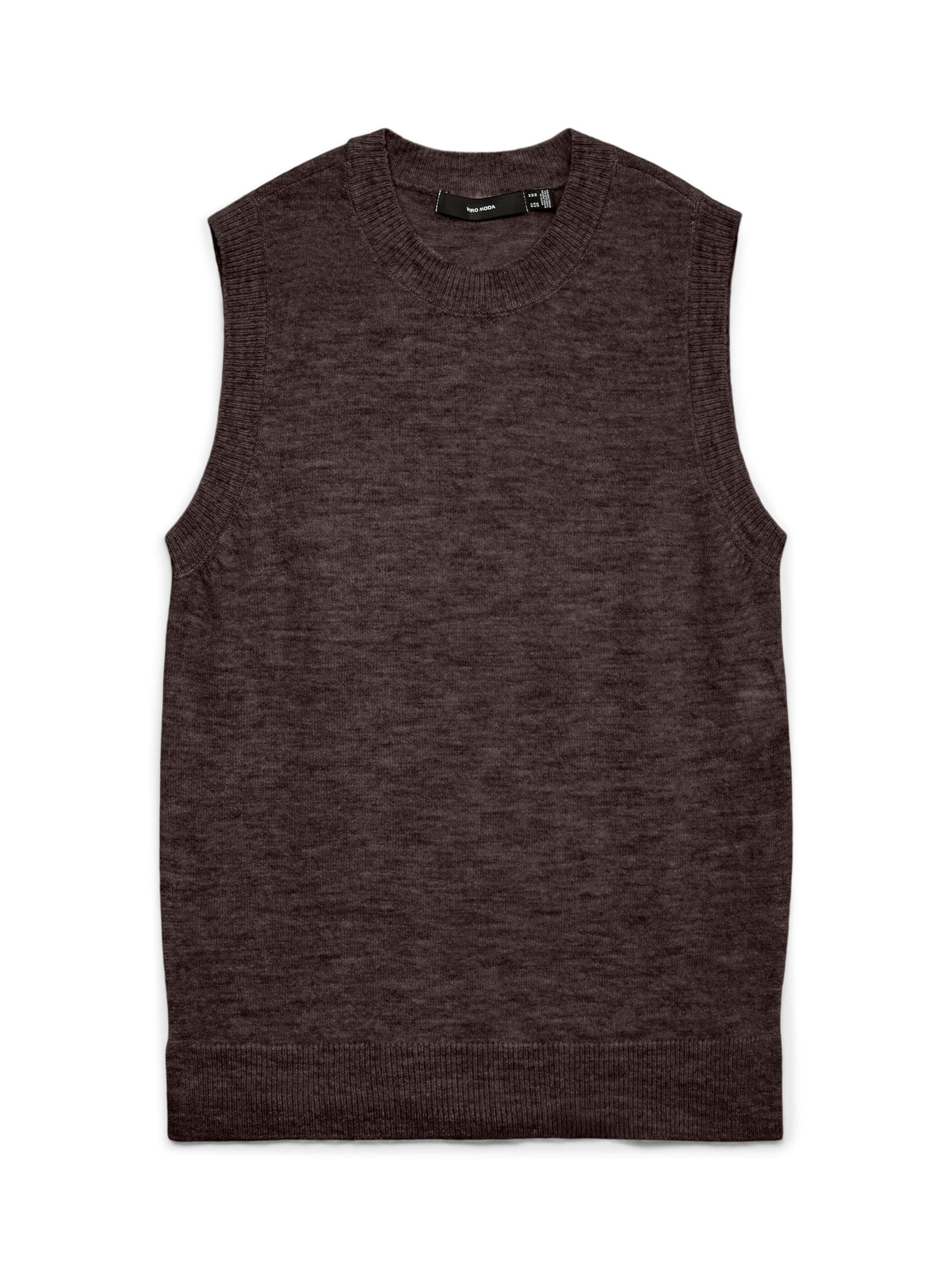 VERO MODA Pullover 'LEFILE' in Braun: Vorderseite