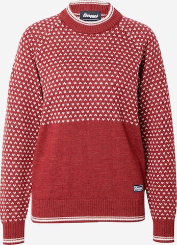 Bergans - Pullover em vermelho: frente