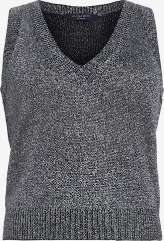 AllSaints Пуловер 'LYRA' в сребърно: отпред