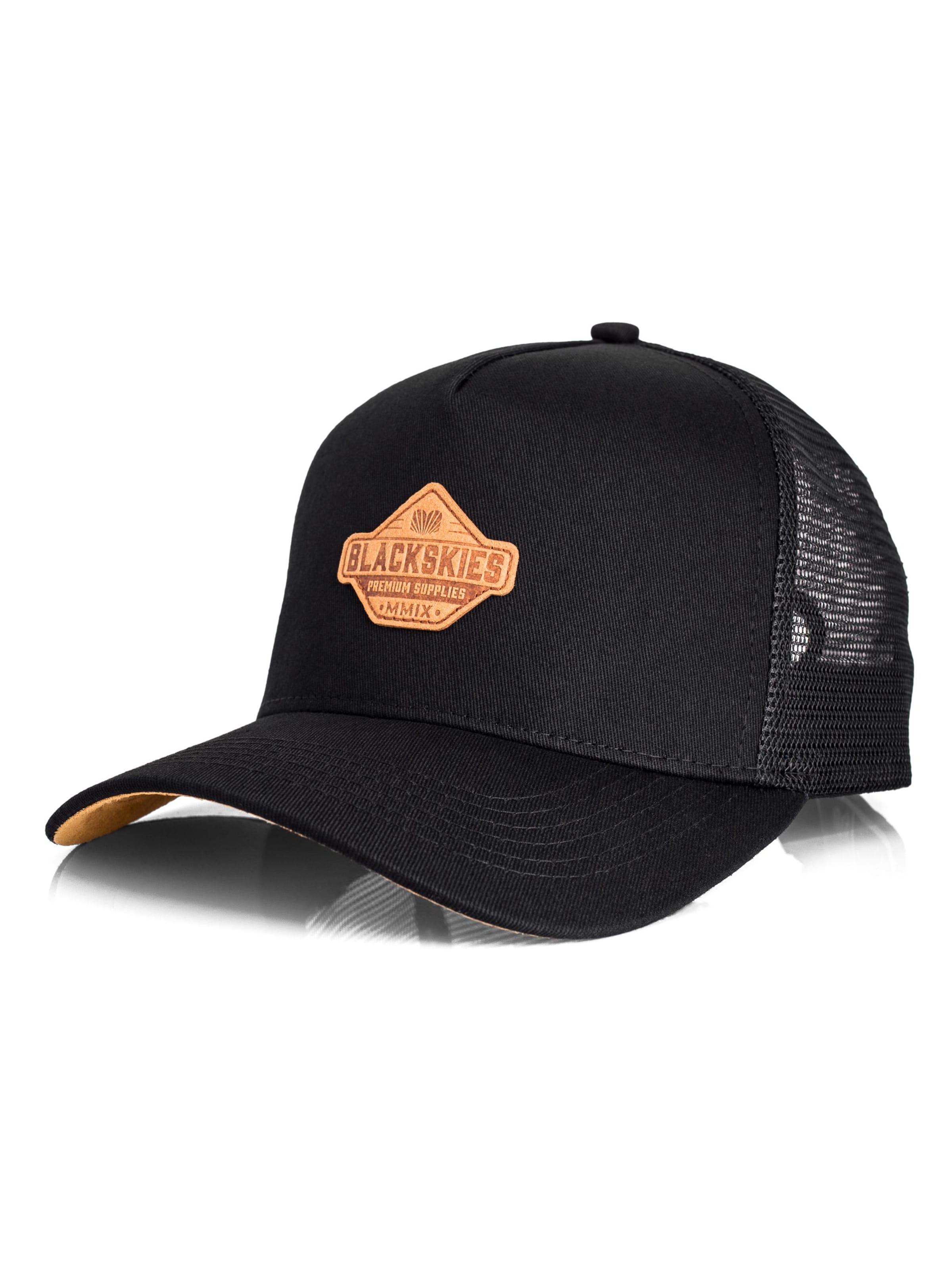 Blackskies Cap 'Essentials' in Black: front