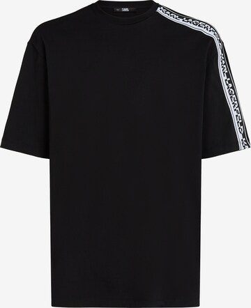 Karl Lagerfeld - Camiseta en negro: frente