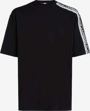 Karl Lagerfeld Shirt in Zwart: voorkant