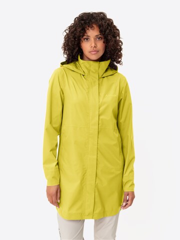 VAUDE Outdoor Coat 'Mineo' in Yellow: front