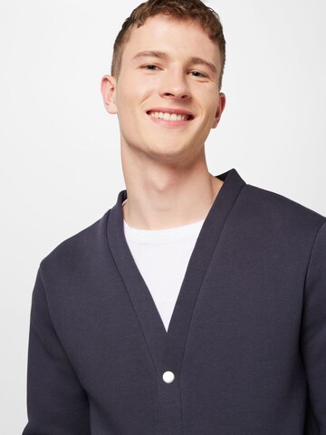 BURTON MENSWEAR LONDON Knit Cardigan in Blue