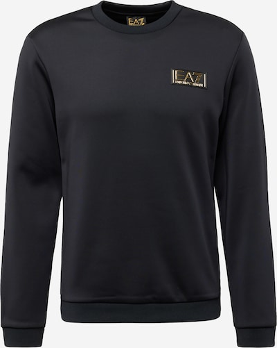 EA7 Emporio Armani Sweatshirt in gold / schwarz, Produktansicht