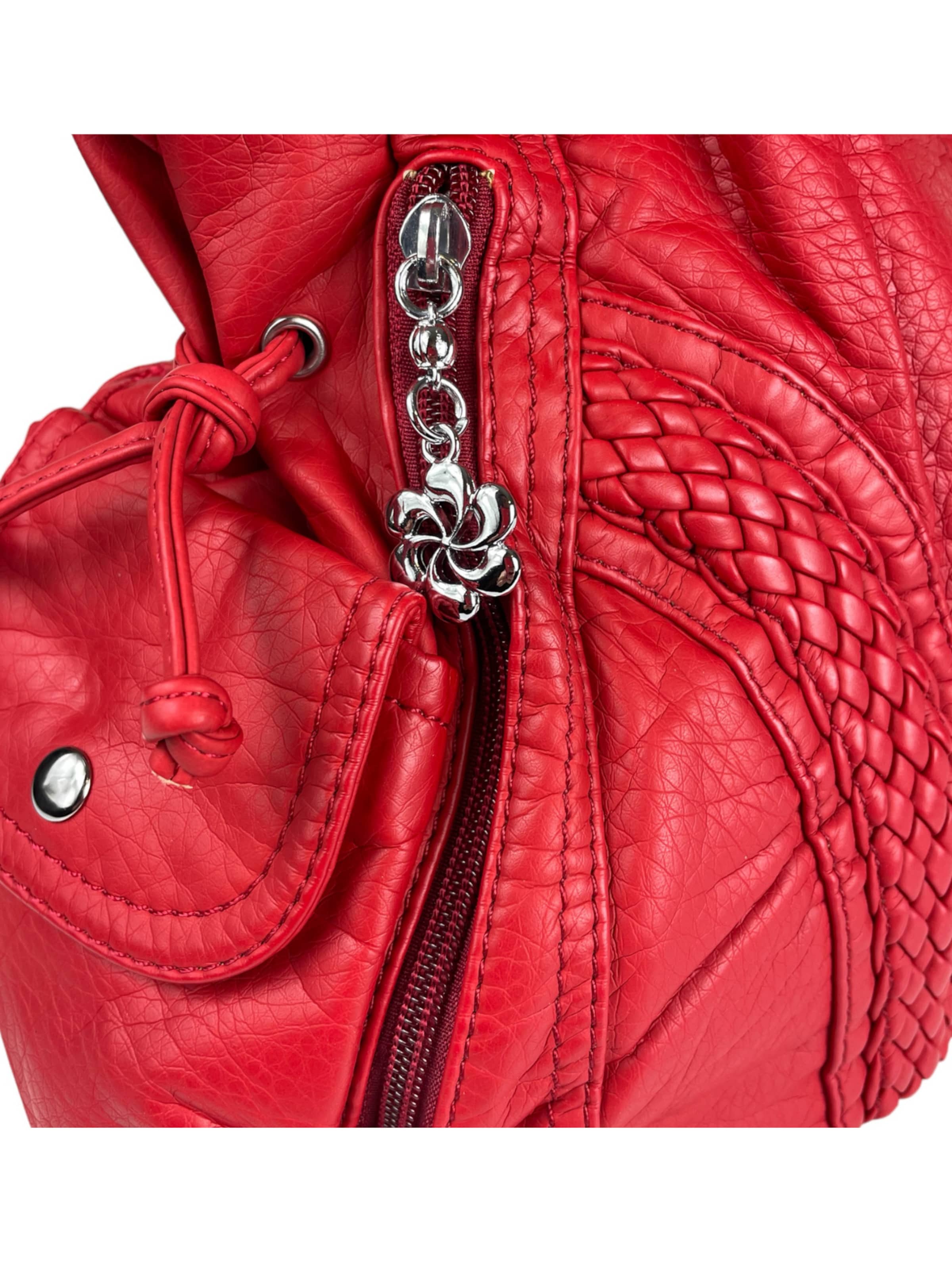 Borsa a mano di Kumixi in rosso