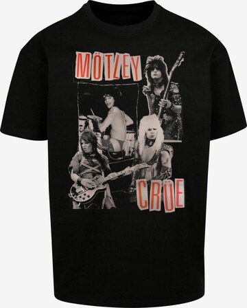 Merchcode Shirt 'Motley Crue - Vintage Punk Collage' in Black: front