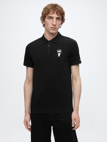 T-Shirt Karl Lagerfeld en noir : devant