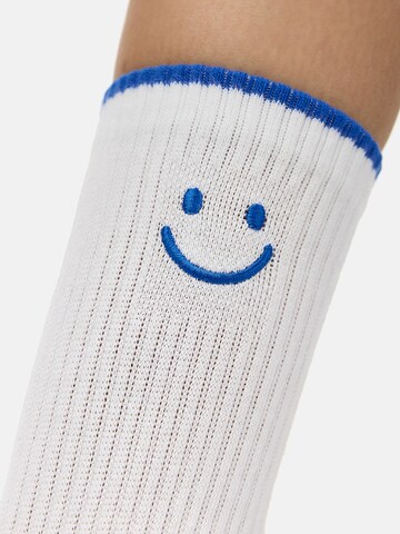 Chaussettes ' Good Vibes Motiv Statement Socken Tennissocken ' Nur Die en bleu