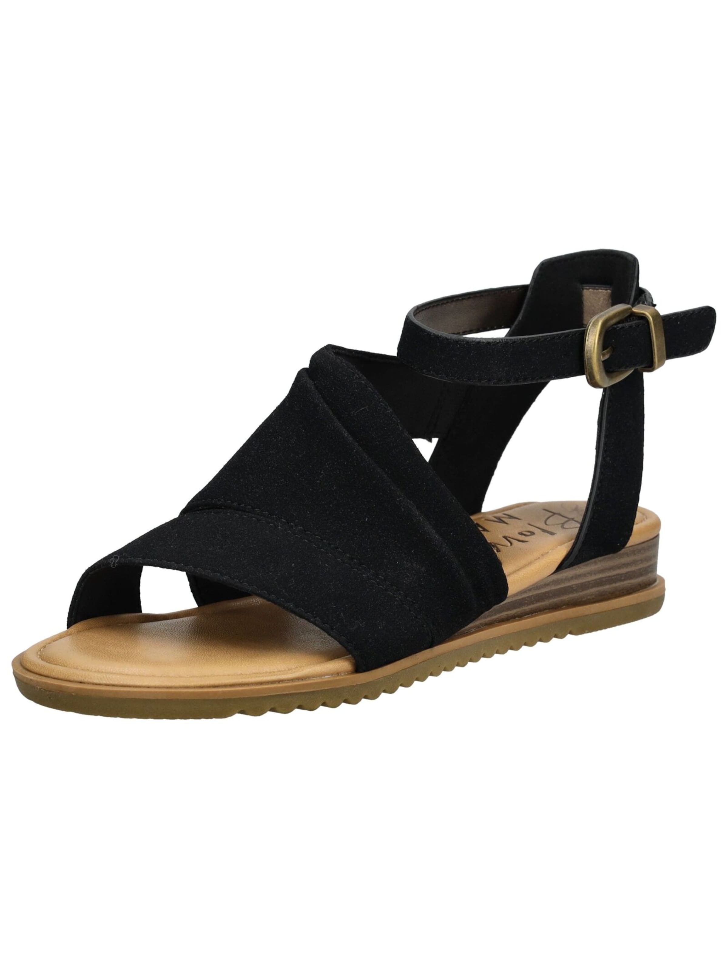 Sandales à lanières Blowfish Malibu en noir : devant