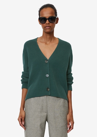 Marc O'Polo Knit Cardigan in Green: front