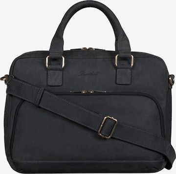 Benthill Briefcase in Black: front