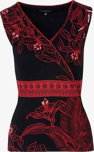 KOROSHI Toppi värissä punainen / musta / valkoinen, Tuotenäkymä