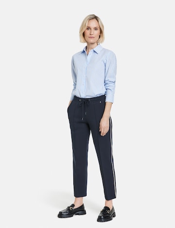 Regular Pantalon à pince GERRY WEBER en bleu