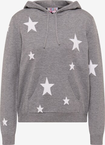 Sweat-shirt IZIA en gris : devant