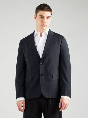 Coupe slim Veste de costume Calvin Klein en noir : devant