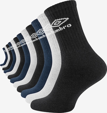 Calzino sportivo di UMBRO in blu: frontale