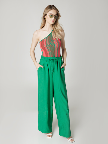 Guido Maria Kretschmer Women - Top de malha 'Ria' em verde