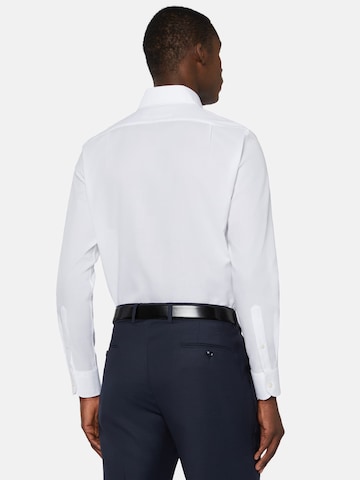 Boggi Milano Regular Fit Skjorte i hvit