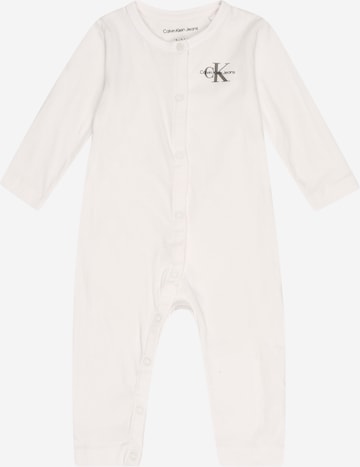 Calvin Klein Jeans Dungarees in White: front