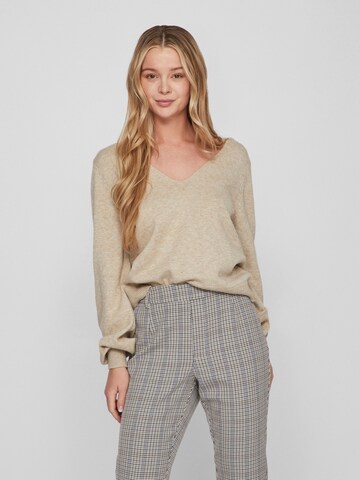 VILA Pullover 'VIRil' in Beige: Vorderseite
