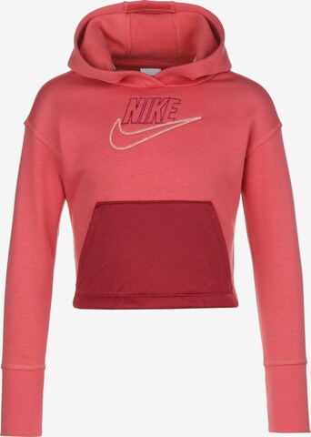 Felpa di Nike Sportswear in rosa: frontale