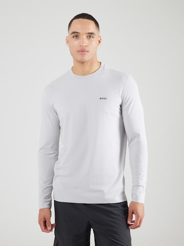 BOSS - Camiseta en gris: frente