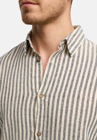 INDICODE JEANS Regular fit Overhemd 'Terra' in Blauw