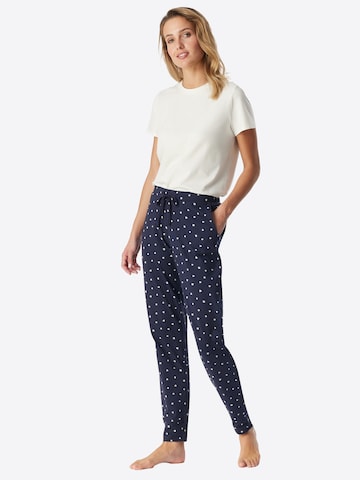 Pantalon de pyjama ' Mix Relax ' SCHIESSER en bleu