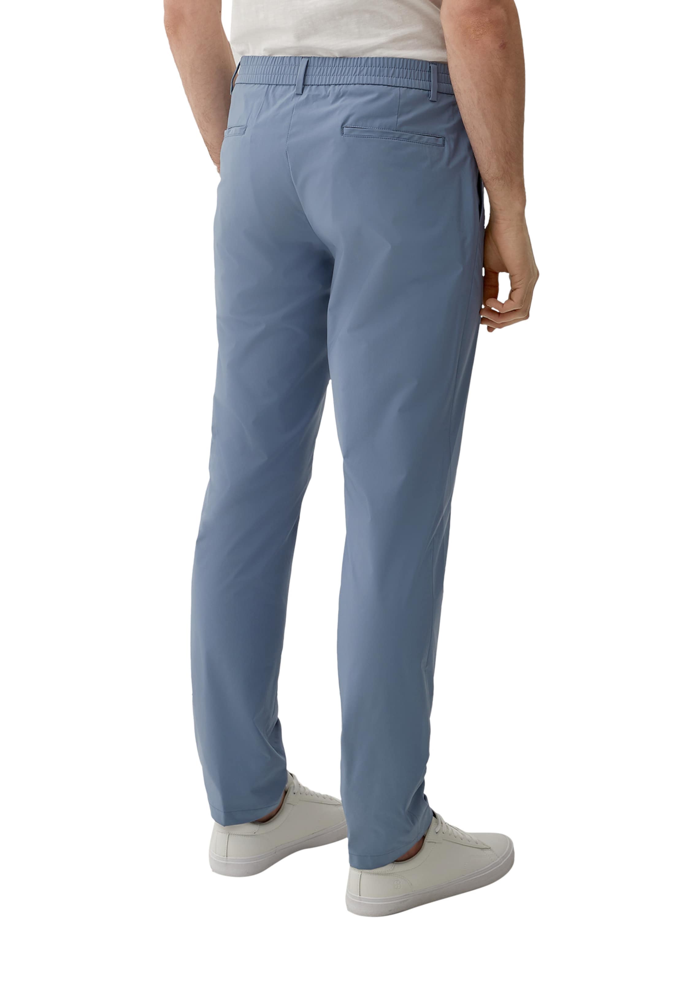 Regular Pantalon à plis s.Oliver en bleu