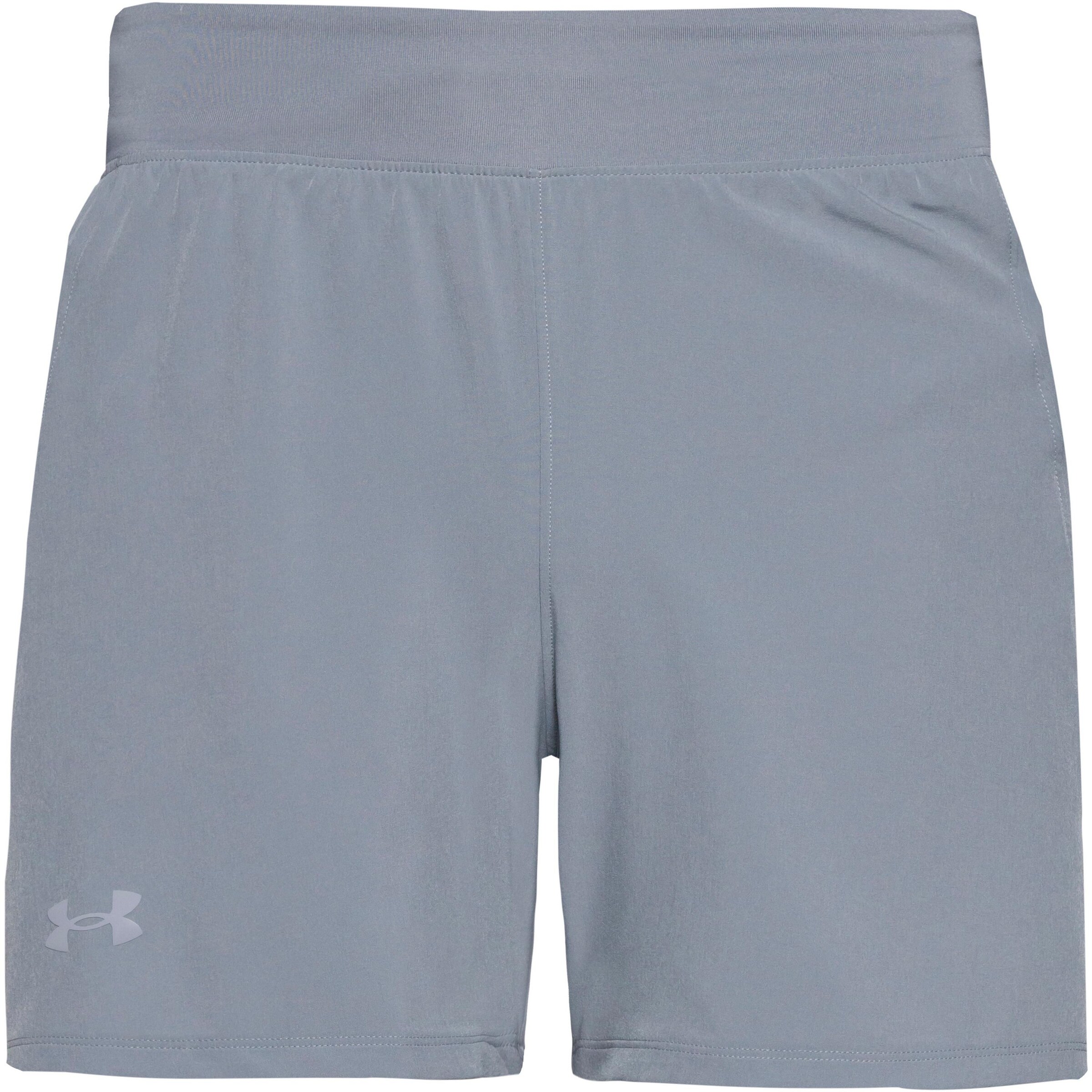 UNDER ARMOUR Regular Sportshorts 'Launch Elite' in Grau: Vorderseite
