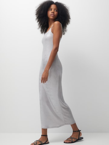 Pull&Bear Summer Dress in Silver