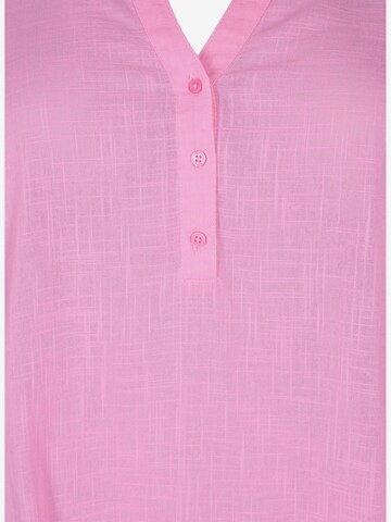 Zizzi Bluse 'Cananna' in Pink