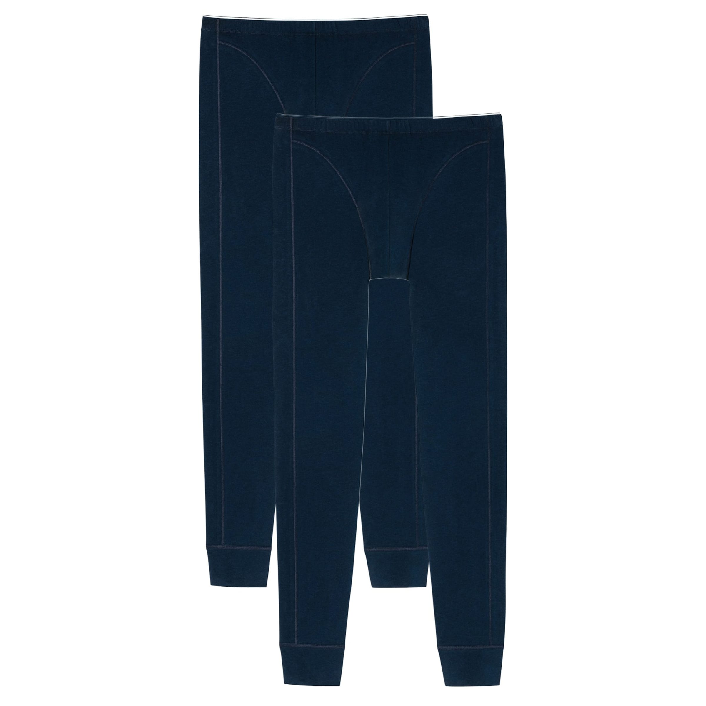 Sous-vêtements longs SCHIESSER en bleu : devant