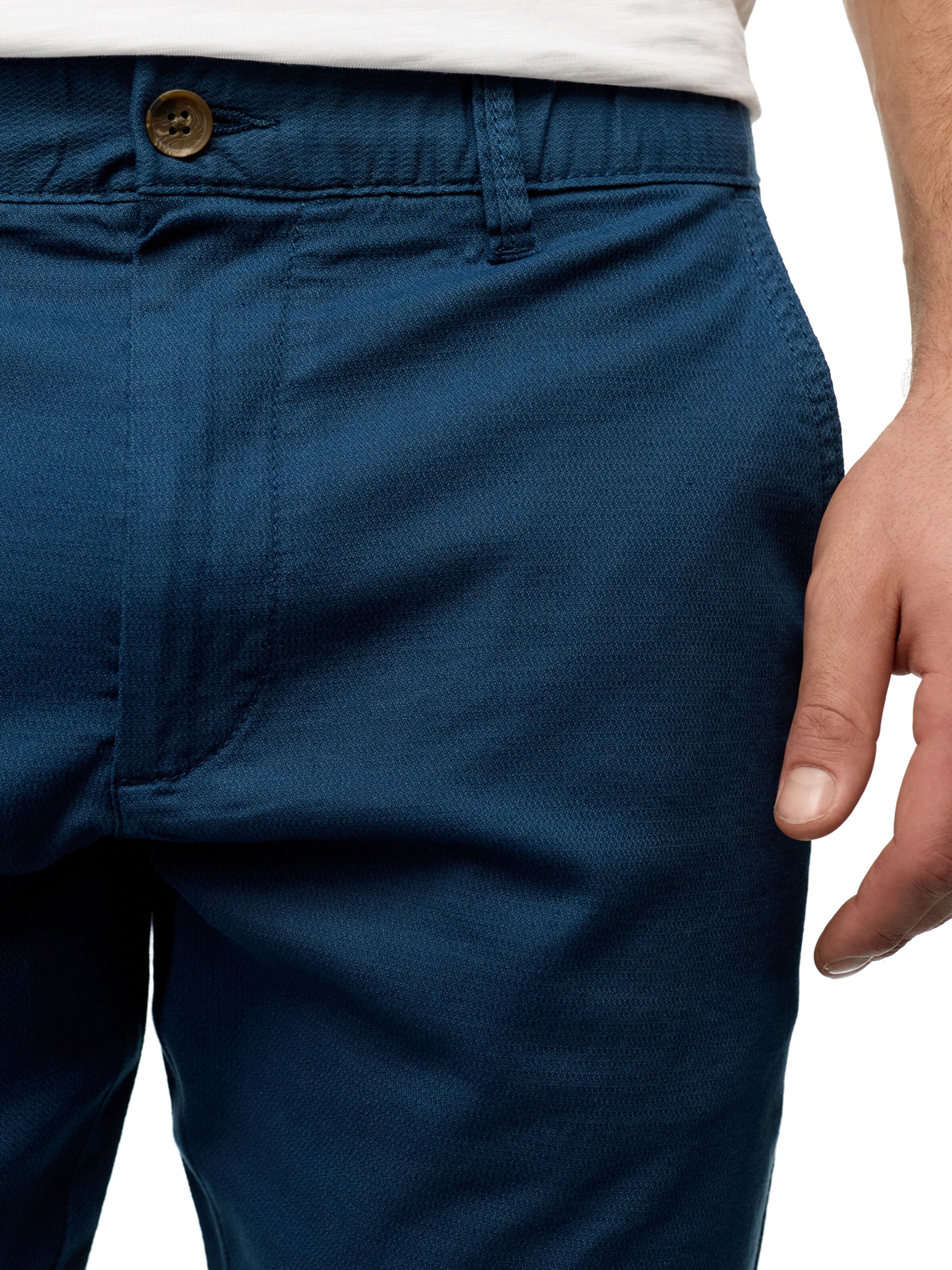 INDICODE JEANS Regular Chino Pants in Blue