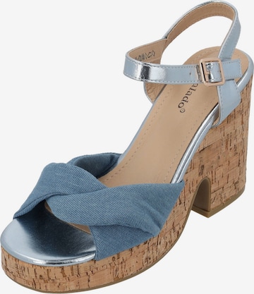 Palado Sandals 'Evanie' in Blue: front