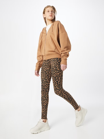 Urban Classics Skinny Leggings in Bruin