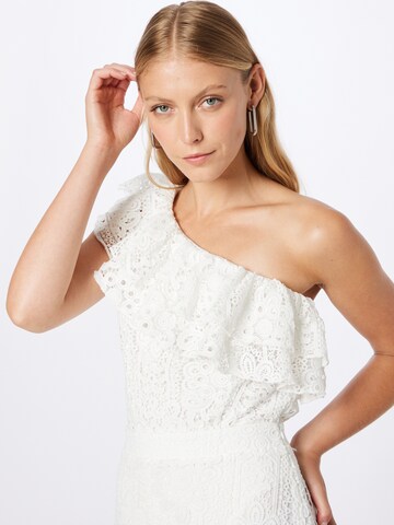 Body a camicia di In The Style in bianco