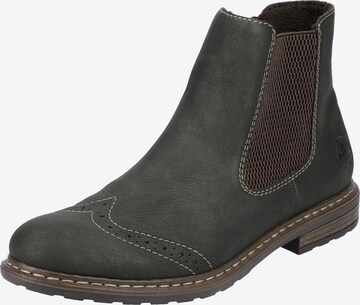 Rieker Chelsea Boots in Green: front