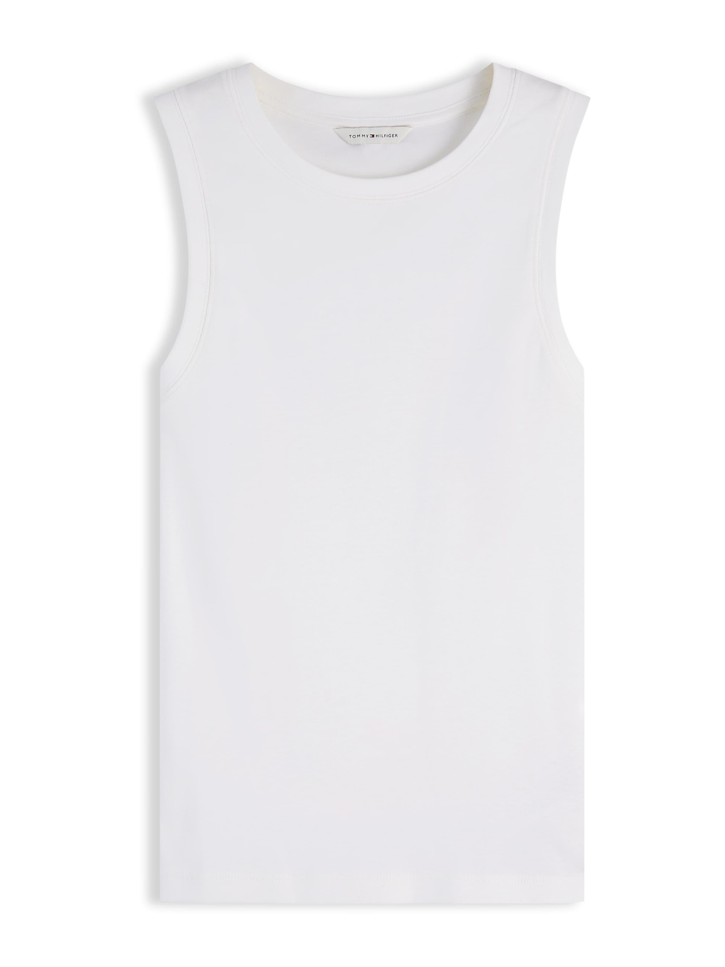 TOMMY HILFIGER Топ в Белый: спереди