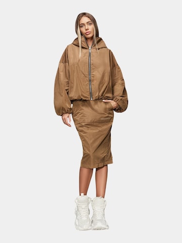 Made By Society Skirt 'Fusta Made by Society - F26705' in Beige: front